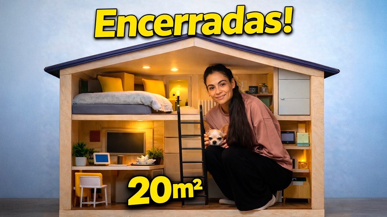 24 HORAS sin salir de mi minipiso de 20m²
