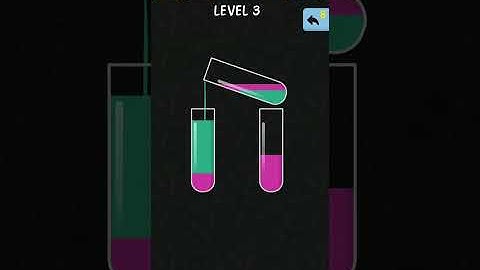 Water Color Sort Level 3 Walkthrough Solution iOS/ Android (fast)