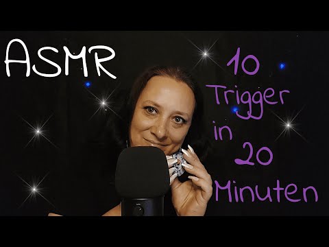 ASMR | ✨10 Trigger in 20 Minuten- für deine sofortige Entspannung ✨German/Deutsch | Asmr Anja