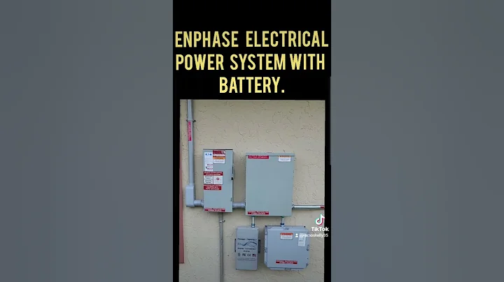 Enphase Electrical System for solar panels.
