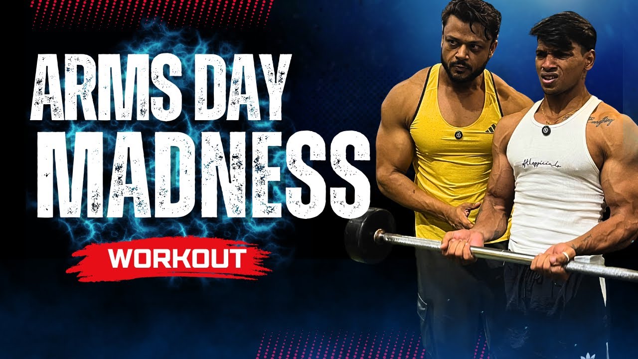 TRICEPS TODE , BICEPS PHODA - ARMS DAY MADNESS | SPECIAL GUEST