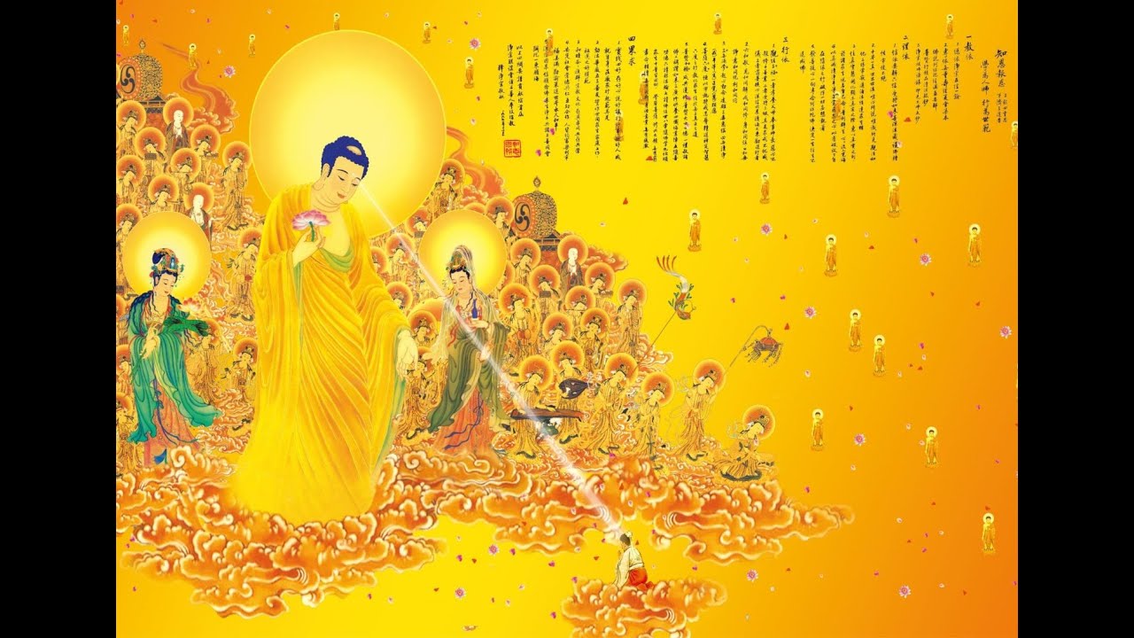 Chant d'Amitabha (30 minutes) 阿弥陀佛庄严六字四字佛号 (30分钟唱诵版) - YouTube
