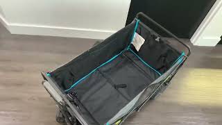Mac Sports Push & Pull All Terrain Beach Wagon, 300 lb Capacity Wagons Carts Foldable Review