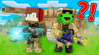 How Mikey & JJ Became OVERPOWERED MILITARY in Minecraft (Maizen)