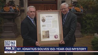 Chicago's St. Ignatius solves 150-year-old mystery