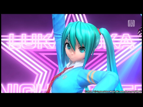 【PS4 DIVA FT】ルカルカ★ナイトフィーバー【初音ミク：ディープスカイ《眼鏡なし》】