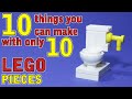 10 Things You Can Make With 10 Lego Pieces