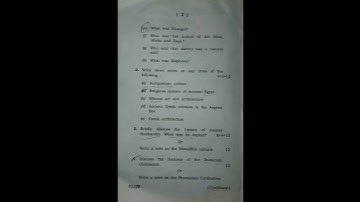 BA 1st semester history question pepar honors (mesor ) 2022 #history #exam (C-2)