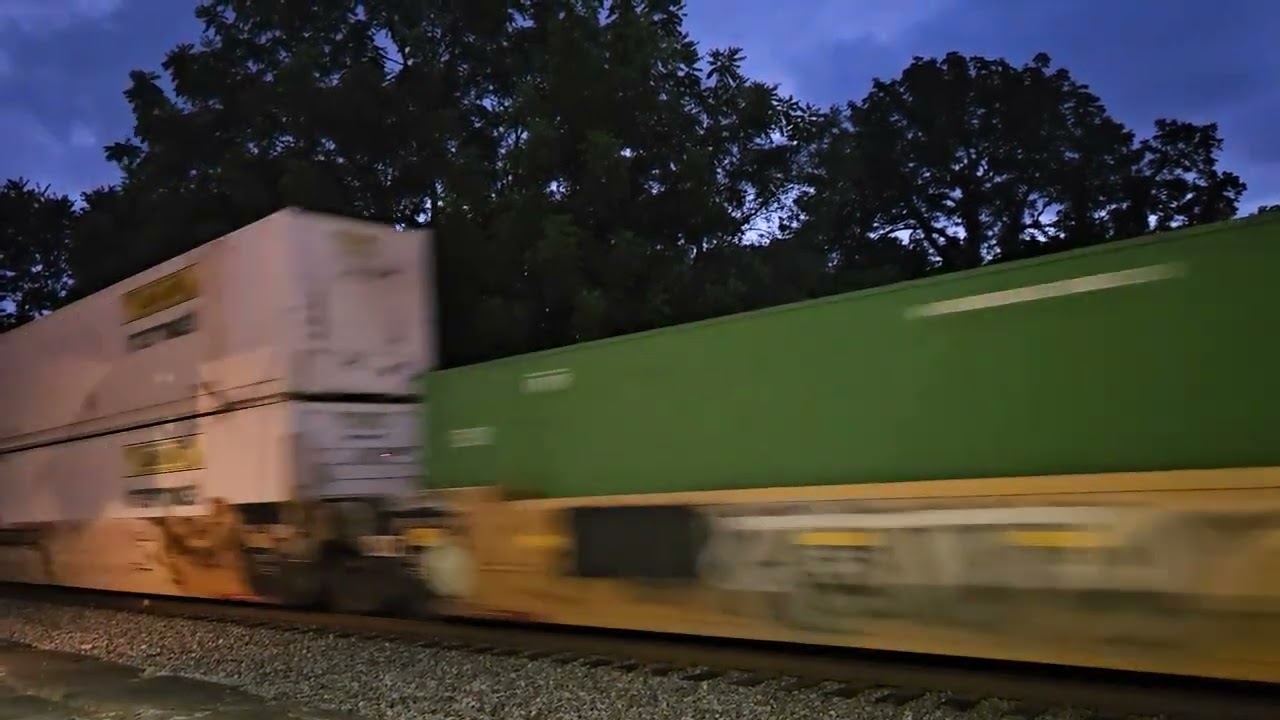 NS 4230 Leads NS 4154 on NS 288 Passing Through in Boyce VA