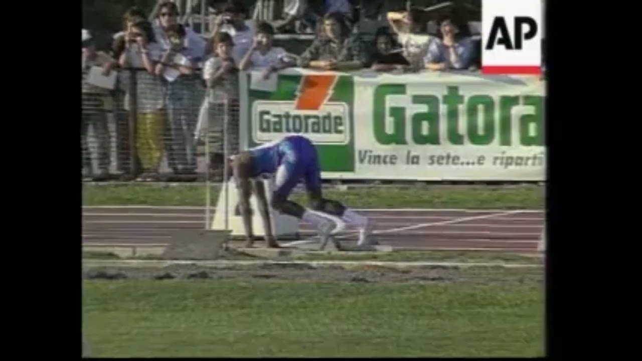 1989 Rieti 100m 10.14 Raymond Stewart 200m 20.38 Robson Da Silva 3.9.89