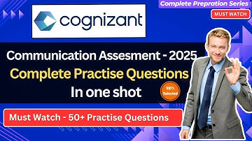 🔥Cognizant Communication Assessment Round Question | Actual Live Questions | Cognizant Hiring Drive