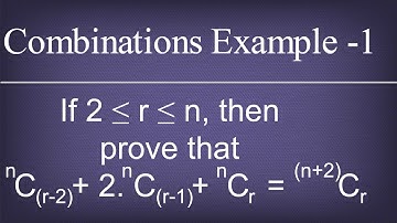 Combinations Example - 1 / Permutations And Combinations / Maths Algebra