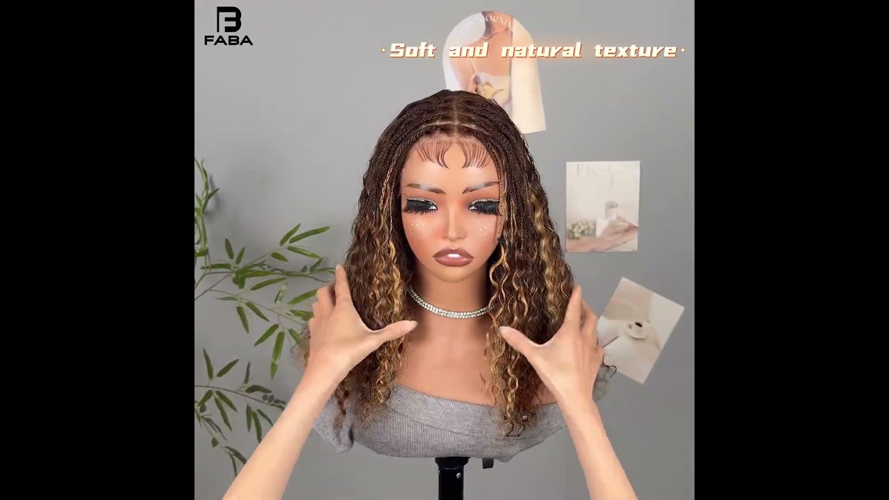 Highlight + Braids = Perfect Look!  7x5 Lace, Braided Hairline, No Glue Needed! 