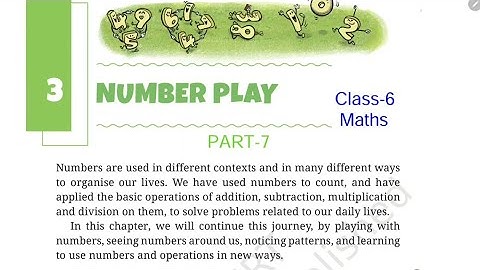 Page 72, 73 / Number Play / Class-6 Maths NCERT Ganita Prakash Chapter-3 Solution Explanation