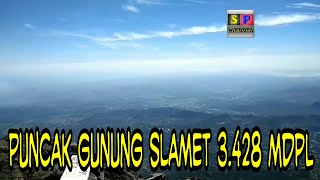 Pemandangan Dari Puncak Gunung Slamet, Jawa Tengah