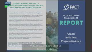 McLeod County Board Meeting January 21st, 2024