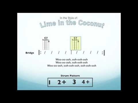 Lime In The Coconut Ukulele Playalong YouTube Simple Strumming Pattern For House Of Gold Lime In The Coconut Ukulele Playalong YouTube Simple Strumming Pattern For House Of Gold