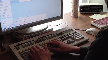 ibm model m typing test