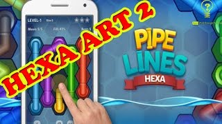 Pipe Lines Hexa Art 2 Level 1 to 180 ( Best Solution ) screenshot 5