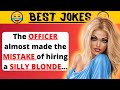 😂BEST JOKE OF THE DAY🤣 - The OFFICER almost made the MISTAKE of hiring a SILLY BLONDE…🤣