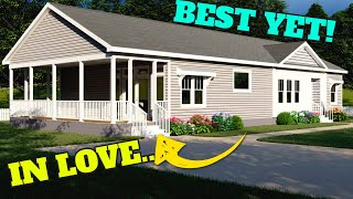 LOVE AT FIRST SIGHT!!! THIS MOBILE HOME TOUR KNOCKED OUR SOCKS OFF!! (RETIREMENT HOME?)