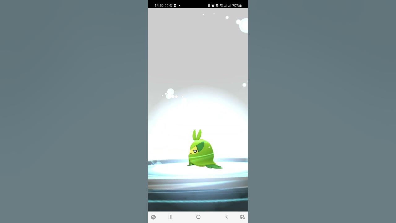Swadloon evolves into Leavanny pokemon go YouTube