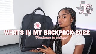 WHATS IN MY BACKPACK 2022 ! *college edition*