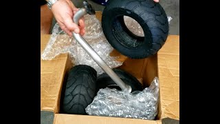 UNBOXING: Tires and exhaust from gopowersports