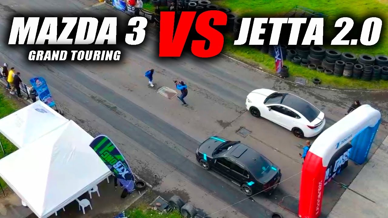 MAZDA 3 VS JETTA 2.0 🔥Fullcars Drag Race - YouTube
