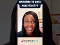 Pivoting to Data Analytics? LISTEN UP!