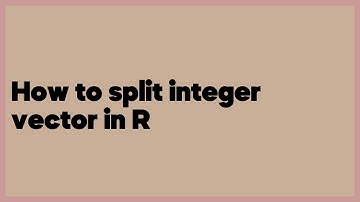 How to split integer vector in R  (6 answers)
