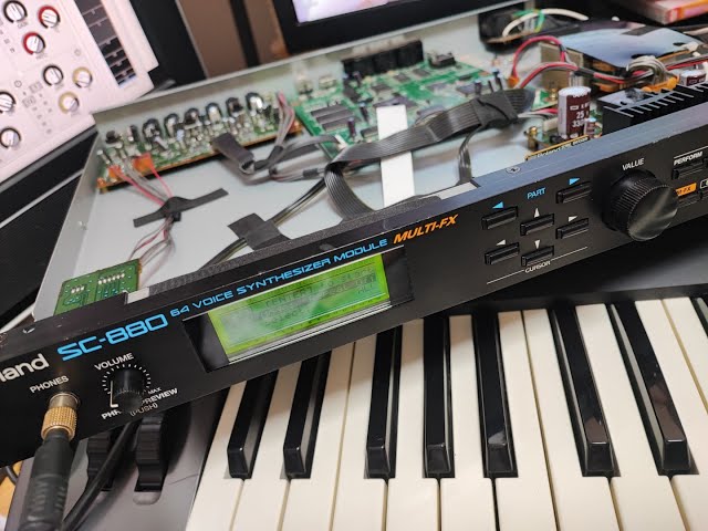 Roland SC-880 User patch demo (no talking. After o/h and opamp