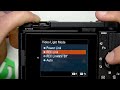 SONY ZV-E10 II - Cómo activar el modo de luz de video (Power Link/Rack Link)