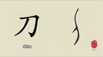 刀（dāo）Knife - The Evolution of Chinese Character