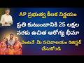 AP ప్రభుత్వ కీలక నిర్ణయం | పేద ధనిక తేడా లేదు | అందరికీ 25 లక్షల ఉచిత NTR ఆరోగ్య భీమా పథకం