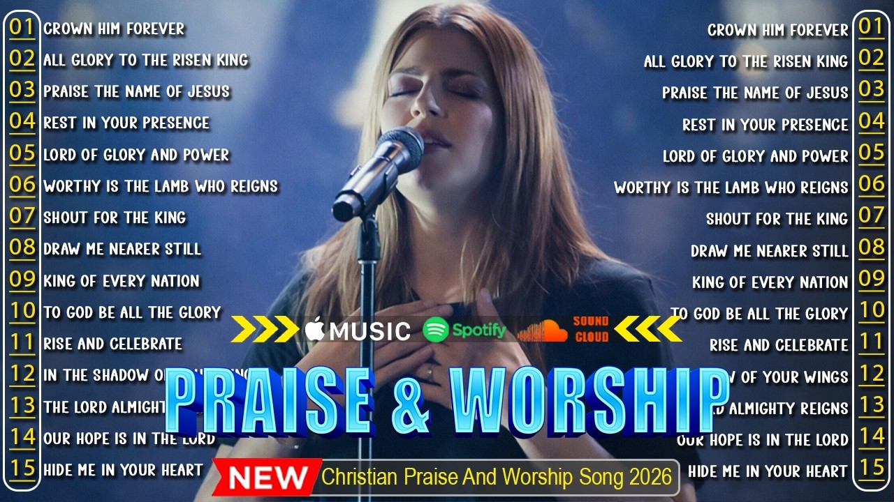 Praise & Worship Music ✝️ LIVE 24/7 Praise and Worship with Lyrics - Best Praise Worship Songs 2026