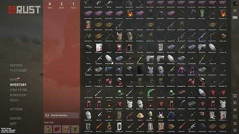 Rust Bug | Inventory UIX Improvement | Client Release Build 6713141 | 20210529009