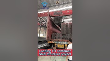 Loading the OT container  #steelstructurebuilding #engineering #construction