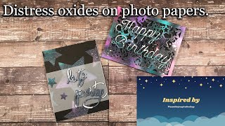 #teamtinyinspirationhop Distress Oxides on Photo Papers @CreativeTimewithME