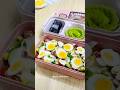15-Min Meal Prep for Busy Days: The Rainbow Salad, Avocado Flower & Brownie Treat🍫 #bentobox