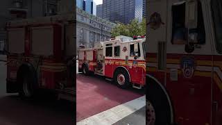 Fdny Wall Street Bulls Quick Drive By Awesome Rig Nyc