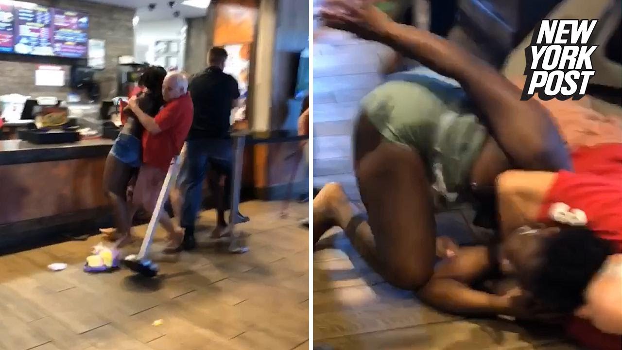 girls like you Dad puts woman in a chokehold to defend his daughter in fight at Florida Zaxby's | New York Post