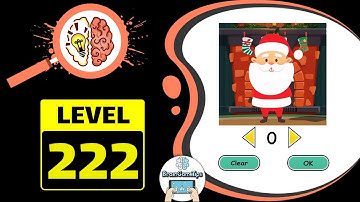 Brain Crack Level 222 How many teeth does Santa have Walkthrough