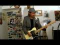 Blues rock guitar tune with fender telecaster