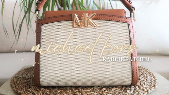 UNBOXING MICHAEL KORS KARLIE SMALL LEATHER CROSSBODY BAG 