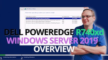 Dell PowerEdge R740xd Windows Server Operating System Overview | Windows Server 2019 Installation