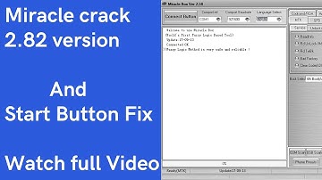 MIRACLE CRACK 2.82 And Start Button Fix Also