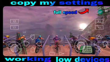 aethersx2 Downhill Domination samsung galaxy a03 full speed + settings gameplay
