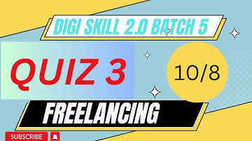 Quiz 3 freelancing DIGI SKILL BATCH 5 #quiz #quiztime #quiztest #quiz3 #quizquestions