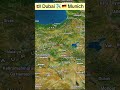 Why This Dubai to Munich Flight Curves on the Map ✈️🌍